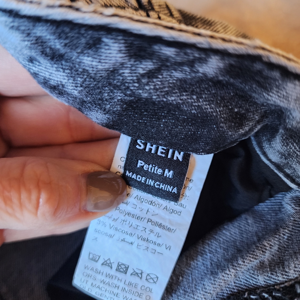 SHEIN Women's Dark Gray Jeans